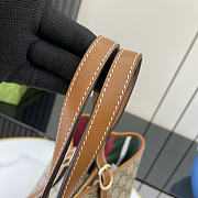 Gucci GG Emblem Medium Tote Bag Brown 38x25x15cm - 3
