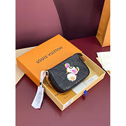Louis Vuitton LV x TM Mini Pochette Black 15.5x10.5x4cm - 1