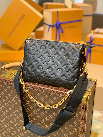 LV Coussin Black 26x20x15cm