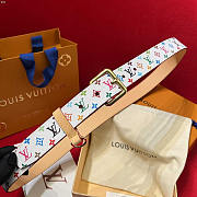 Louis Vuitton LV x TM LV D-Ring 30mm Belt White - 2