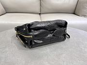 Dior Small D-Journey Bag Calfskin Black 25.5x14.5x14cm - 6