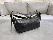 Dior Small D-Journey Bag Calfskin Black 25.5x14.5x14cm - 4