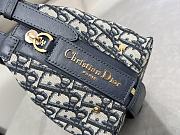 Dior Small D-Journey Bag Blue Oblique 25.5x14.5x14cm - 3