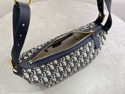 Dior Small D-Journey Bag Blue Oblique 25.5x14.5x14cm - 2