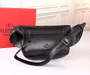 Valentino Garavani Black Studded Waist Bag 20x11x8cm - 3