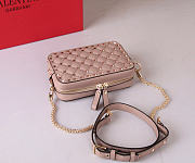 Valentino Rockstud Spike Leather Pink Camera 19x12x5.5cm - 3
