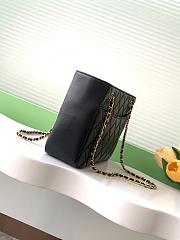 Chanel Shopping Tote Bag Black Lambskin Gold 32x24x12cm - 3