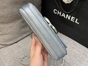Chanel 23P Flap Bag Silver 18x10x3.5cm - 5