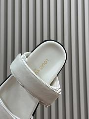 Louis Vuitton LV Bom Dia Comfort White Mules - 5