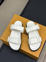 Louis Vuitton LV Bom Dia Comfort White Mules - 3