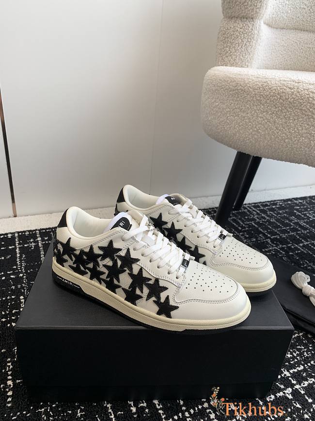 Amiri Stars Lowtop Sneaker Black - 1