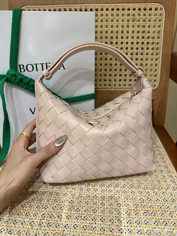 Bottega Veneta Mini Wallace Shoulder Bag Light Pink 20x13x9.5cm