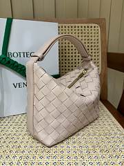 Bottega Veneta Mini Wallace Shoulder Bag Light Pink 20x13x9.5cm - 4