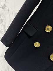 Balmain Short Dress With Satin Finish - 4