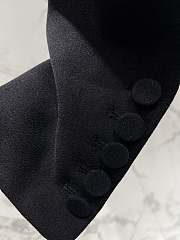 Balmain Short Dress With Satin Finish - 2