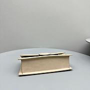 Jacquemus Bambino Bag Beige Suede 24x13x7cm - 6