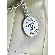 Chanel 22 Handbag Lambskin Silver Green 42x39x8cm - 3