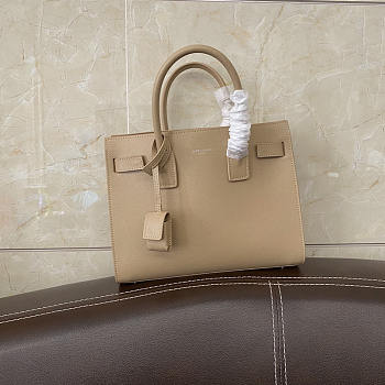 YSL Sac De Jour Soft Grained Leather Beige 26cm