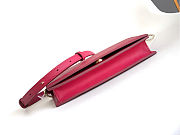Bvlgari Logo Infinitum Chain Wallet Red 19x10.5x4.5cm - 3