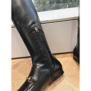 Gucci Horsebit Knee Black High Boots - 3