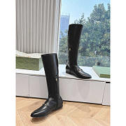 Gucci Horsebit Knee Black High Boots - 2