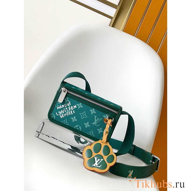 Louis Vuitton LV Bosphore Wearable Wallet Green 19x12x7cm - 1
