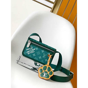 Louis Vuitton LV Bosphore Wearable Wallet Green 19x12x7cm