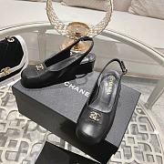 Chanel Slingback Black Heel 3.5cm - 3