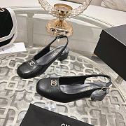 Chanel Slingback Black Heel 3.5cm - 2