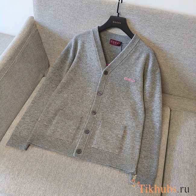 Gucci Grey Cardigan 02 - 1