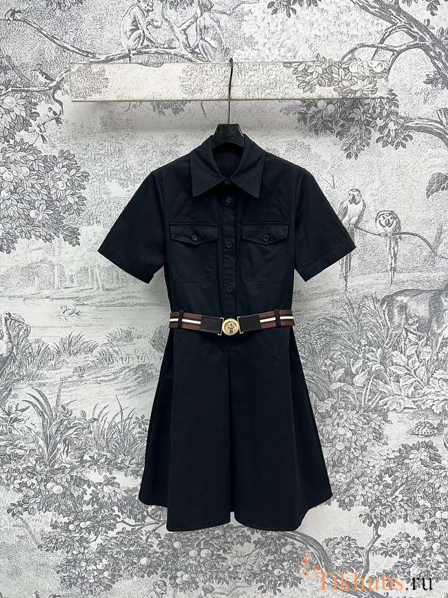 Miu Miu Panama Cotton Dress - 1