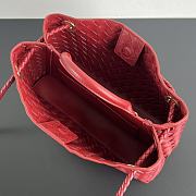 Bottega Veneta Small East/West Andiamo Red 29x18x10cm - 6