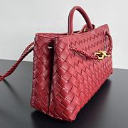 Bottega Veneta Small East/West Andiamo Red 29x18x10cm - 4