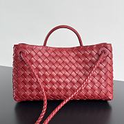 Bottega Veneta Small East/West Andiamo Red 29x18x10cm - 3