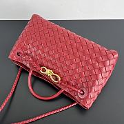 Bottega Veneta Small East/West Andiamo Red 29x18x10cm - 2