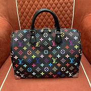 Louis Vuitton LV x TM Speedy Soft 30 Black 30x21x17cm - 4