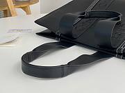 Chloe Large Woody Tote Bag Black Calfskin 45x33x13cm - 5