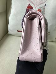 Chanel Flap Bag Light Pink Silver Lambskin 25cm - 5