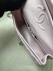 Chanel Flap Bag Light Pink Silver Lambskin 25cm - 2