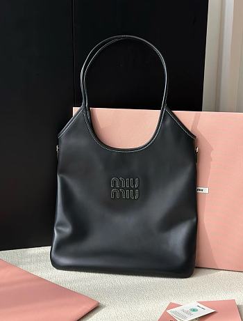 Miu Miu Ivy Tote Black Bag 35x40x60cm