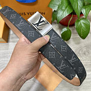 Louis Vuitton LV Monogram Belt Black 35mm  - 1