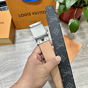 Louis Vuitton LV Monogram Belt Black 35mm  - 4