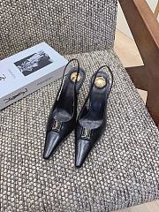 YSL Leather Babylone Slingback Pumps 9cm - 4