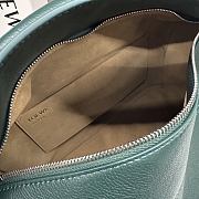 Loewe Large Puzzle Bag Calfskin Green 33x21.5x14.7cm - 2