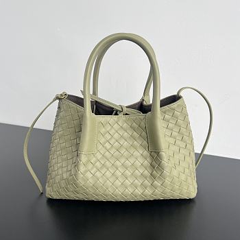 Bottega Veneta Small Pinacoteca Bag Green 24x15x12cm