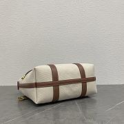 Loro Piana Small Ghiera Shopper Cotton Linen 28x19x12cm - 4