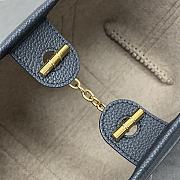 Loro Piana Ghiera Shopper Small Calfskin Black 28x19x12cm - 3