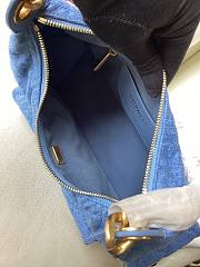 Chanel 25C Hobo Bag Denim Blue 27x35x18cm - 3