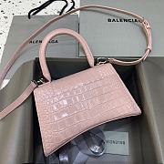 Balenciaga Small Hourglass Bag Light Pink 23x10x14cm - 4