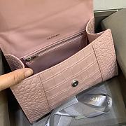 Balenciaga Small Hourglass Bag Light Pink 23x10x14cm - 2